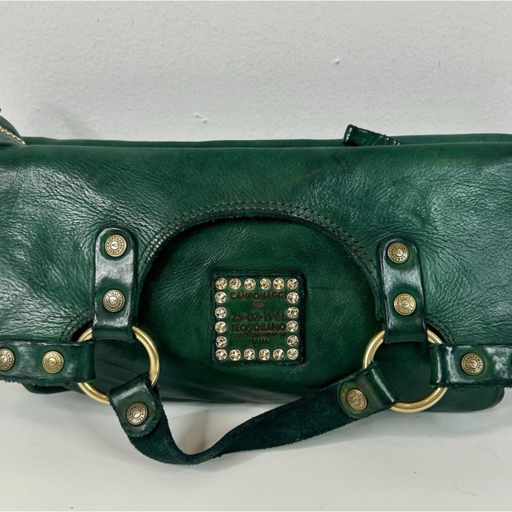 Campomaggi Mamorè Bag in bottle green leather. New with tags. - Picture 5 of 6